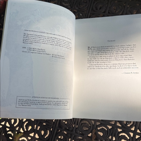 Vintage The Essential Calvin and Hobbes Book by Bill Watterson. Like New! - Picture 6 of 9